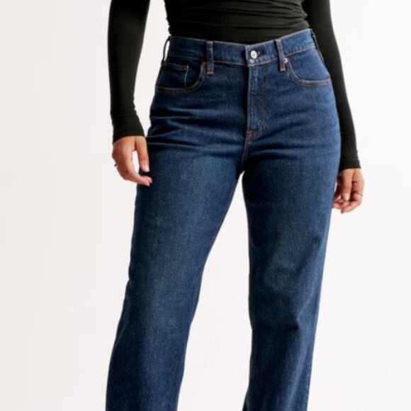90s Mid Rise Straight Jeans - Picture 1 of 5